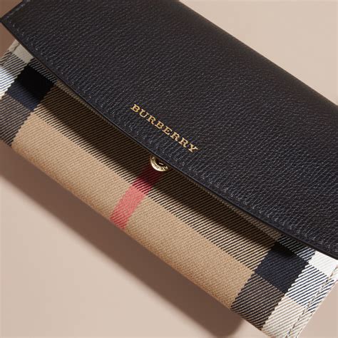 burberry classic continental wallet|Burberry checkbook cover.